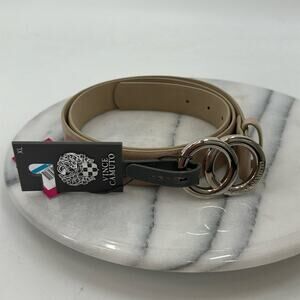 NWT Vince Camuto tan leather belt